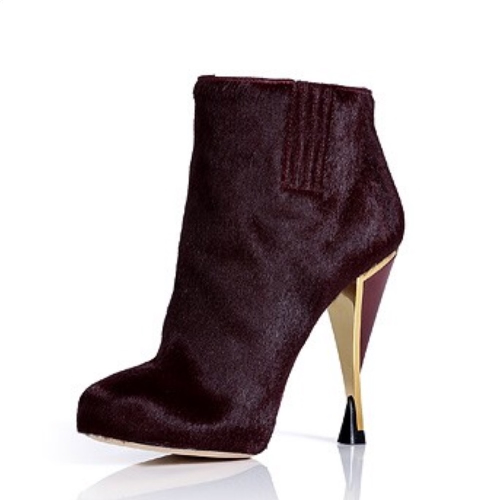 Diane Von Furstenberg Fur Booties